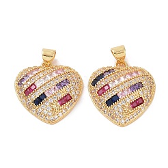 Ottone micro spianare pendenti zirconi&nbsp;ZIRC-I063-12G