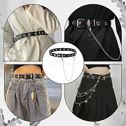 Punk-Gothic-PU-Ledergürtel&nbsp;AJEW-WH0515-43P
