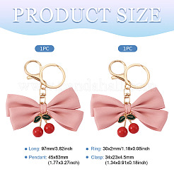2 porte-clés en polyester&nbsp;KEYC-TA0001-51