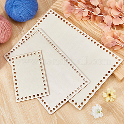 5 Stück 3 Stile Holzkorbböden&nbsp;DIY-HS0002-15