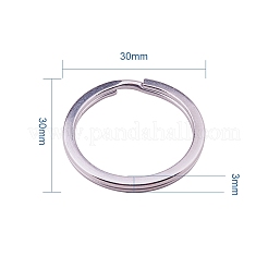 Geteilte Schlüsselringe aus Edelstahl 304&nbsp;STAS-PH0005-01