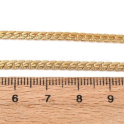 3 mm Panzerkettenhalsketten aus 304 Edelstahl&nbsp;NJEW-P338-03G