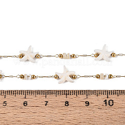 Chaînes à maillons en forme d'étoile de mer en acier inoxydable 316 faites à la main&nbsp;CHS-N006-03A-G