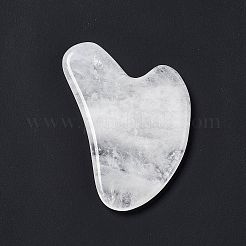 Natürliche Quarzkristall Gua Sha Bretter&nbsp;G-S336-57K