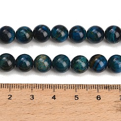 Brins de perles en œil de tigre naturel de qualité ab&nbsp;G-F591-18-8mm-02