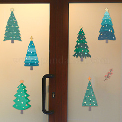 Dekorative Weihnachtswandaufkleber aus PVC&nbsp;DIY-WH0430-838