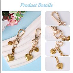 Decorazioni pendenti a forma di cuore in acciaio inossidabile 304&nbsp;HJEW-WH0068-97
