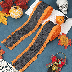 Rouleau de papier crépon fait main en guirlande&nbsp;DIY-WH20063-016C