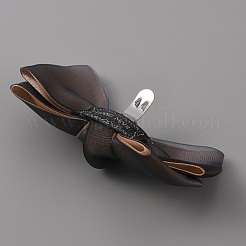 Decoraciones de zapatos con lazo de poliéster&nbsp;AJEW-WH0323-25E