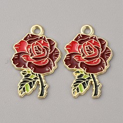 Emaille Anhänger Legierung&nbsp;ENAM-WH0063-07C