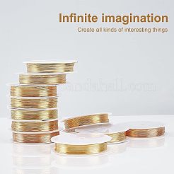 Fil de bijoux en cuivre rond&nbsp;CWIR-AR0001-01KC