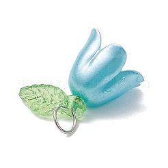 Perline acriliche con pendenti in perle di plastica imitazione&nbsp;PALLOY-JF03825-01
