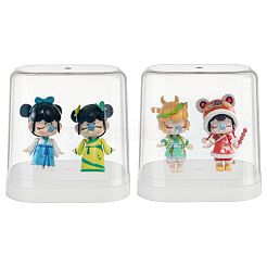 Vetrine per minifigure in plastica trasparente&nbsp;ODIS-WH0029-71