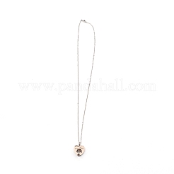 Collar con colgante de urna estar enraizado en cristo árbol de la vida&nbsp;STAS-WH0022-58