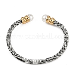 Brazaletes de acero inoxidable 304 para mujer&nbsp;STAS-M023-10GP