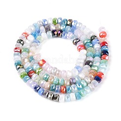 Chapelets de perles en verre opaque électrolytique&nbsp;EGLA-N022-05A-A01