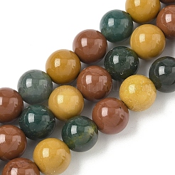 Un mélange naturel de pierres fines perles brins&nbsp;G-P574-A01-8mm