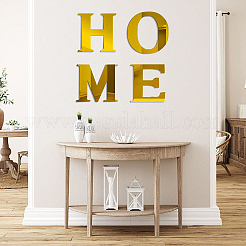 Adesivi murali a specchio&nbsp;DIY-WH0282-22B