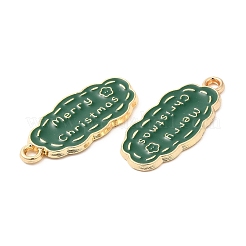 Weihnachten Legierung Emaille Anhänger&nbsp;FIND-C037-02C-G