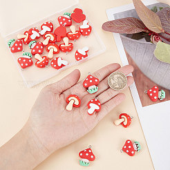 30pcs 3 Arten undurchsichtige Harzanhänger&nbsp;RESI-SC0002-39