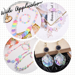 DIY 552~600 Stück 24 Stil runde Perlen Schmuckherstellung Finder Kit&nbsp;DIY-PH0013-59