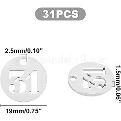 Pendentifs en acier inoxydable 304&nbsp;STAS-UN0019-83P