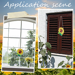2 Set Sonnenblumen-Sonnenfänger&nbsp;AJEW-CN0002-22