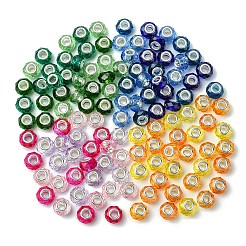 30 pz 3 perle europee di vetro fatte a mano in 14x8 colori&nbsp;GLAA-YW0004-21A