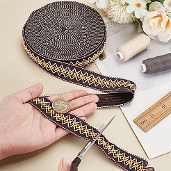 Ruban losange en polyester de 10 mètre pour la fabrication de bijoux&nbsp;OCOR-GA0002-12