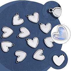 12 pendentif en acier inoxydable 304&nbsp;STAS-BBC0010-12