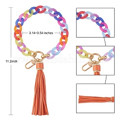 Llavero con eslabones de cadena&nbsp;HJEW-SW00014-07