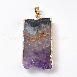 Natürlich gefärbte Amethystanhänger&nbsp;G-I251-11G