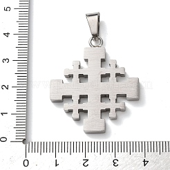Ciondoli in acciaio inox 304&nbsp;STAS-D214-01P