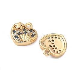 Pendenti in ottone con zirconi cubici&nbsp;KK-A286-01G