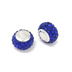 Perline di argilla con strass in lega&nbsp;ALRI-D300-03S-01