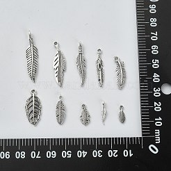 100 pièces 10 styles pendentifs en alliage de style tibétain&nbsp;TIBEP-CJ0002-99