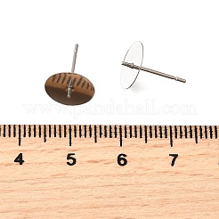 Boucles d'oreilles à tige en acier inoxydable 304&nbsp;STAS-D370-02P-05