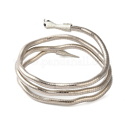 Bracelets réglables en forme de serpent en fer&nbsp;BJEW-U004-03A-P