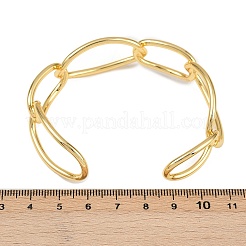 Messing Stulpearmbänder für Frauen&nbsp;BJEW-C112-10G