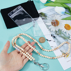 Porte-cartes en plastique PVC&nbsp;AJEW-WH20010-38B