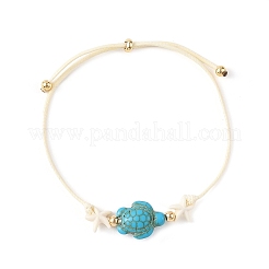 Bracelets pour femmes en cordon coulissant ajustable en polyester ciré&nbsp;BJEW-JB14241-02