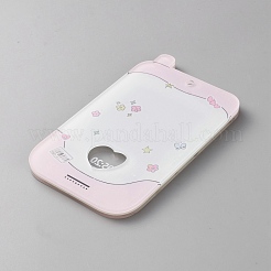 Porte-cartes photo rectangulaire en acrylique et plastique PET&nbsp;HJEW-WH0102-005B-02