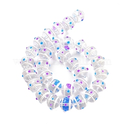 Vetro con fili di perle smaltate&nbsp;GLAA-M047-01G