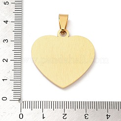 Pendentifs vierges estampés en acier inoxydable 304&nbsp;STAS-H481-03A-G