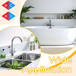 50 selbstklebendes Acrylschild „Heißes kaltes Wasser“ für das Badezimmer&nbsp;AJEW-BC0010-07