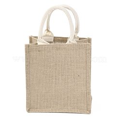 Jute-Tragetaschen weiche Baumwollgriffe laminierte Innenseite&nbsp;ABAG-F003-09D