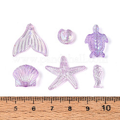 Perles acryliques transparentes sur le thème de l'océan&nbsp;TACR-T028-69-01C