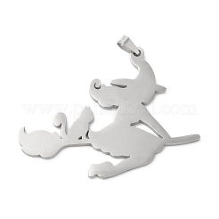 Grands pendentifs d'Halloween en acier inoxydable 304 anti-ternissement&nbsp;LS-STAS-R122-14P