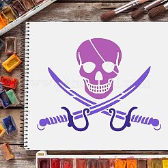 Große wiederverwendbare Zeichenschablonen aus Kunststoff&nbsp;DIY-WH0202-074