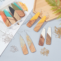 DIY Holzohrringe machen Sets&nbsp;DIY-OC0006-39